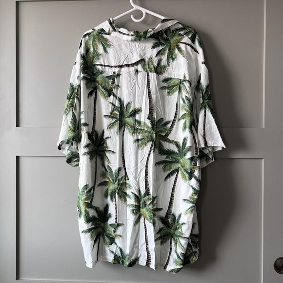 Hawaiian Reserve Collection Shirt Mens 2XL Palm Tree Aloha Made in USA Rayon - Picture 2 of 8